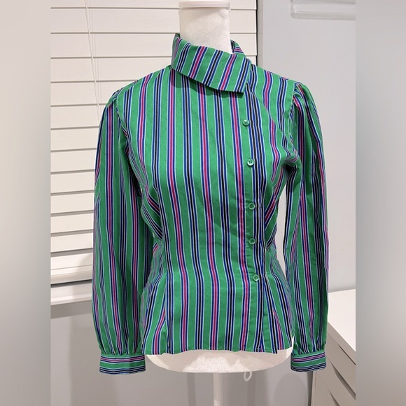 Vintage New Expressions by Bobbie Brooks Button Down‎ Shirt  - 70s/80s - Picture 1 of 16